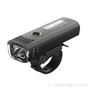 Açık Mekan Bisiklet Akıllı Akıllı Algılama LED Bisiklet El Feneri Şarj Edilebilir USB Bisiklet Ön Light IPX5 Su Geçirmez